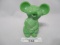 Fenton hand painted mouse- Chameleon green