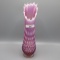 Fenton plum opal hobnail swung vase