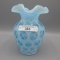 Fenton blue opal coin dot 5