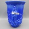Fenton Periwinkle blue Empress vase