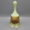 Fenton hand painted bell w/cabin