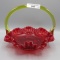 Fenton red Hobnail 8