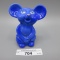 Fenton hand painted periwinkle mouse. NFGS 2009