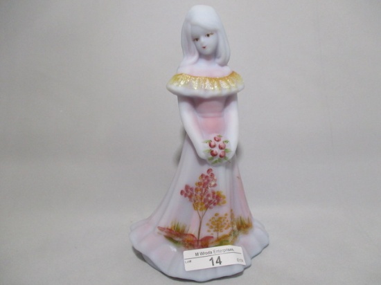 "Fenton hand painted Bridesmaid doll-