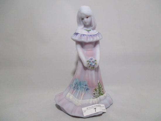"Fenton hand painted Bridesmaid doll-