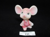 Fenton hand painted mouse- signed Grey Fenton collectible