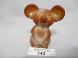 Fenton hand painted mouse- Chocolate