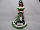 Fenton hand painted bridesmaid doll- D. Forshey AKA Angela 