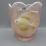 Fenton Goldfish HP vase