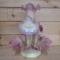 Fenton burmese 4 lily epergne This would be awesome decorated!!LOL!