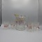 Nwood Cherry & Cable crystal painted water set