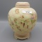 Fenton burmese decorated ginger jar