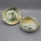 2 Nippon scenic bowls