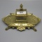 Brass inkwell as shownnn 8 x 5