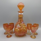 Imperial Grape marigold 7pc wine set, OLD