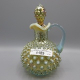 LeVay aqua opal Hobnail cruet