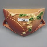 Roseville Pottery wall pocket- Snowberry