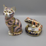 Hendren Frog and Cat figure