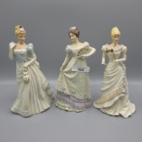 3 Lenox dolls as shown