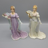 2 Lenox dolls as shown