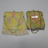 2 Victorian Mesh purses as shown