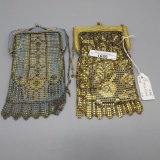 2 Victorian beaded / mesh purses as shown