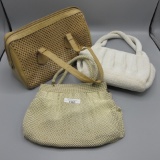 3 womens purses as shown 1940's