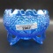 Fenton blue carnival Fenton Flowers rosebowl- Cont