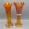Nwood mari Tree Trunk and Diamond Points vases