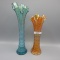 2 Ripple vases, mari / smokey blue