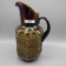 Nwood purple GReek Key water pitcher