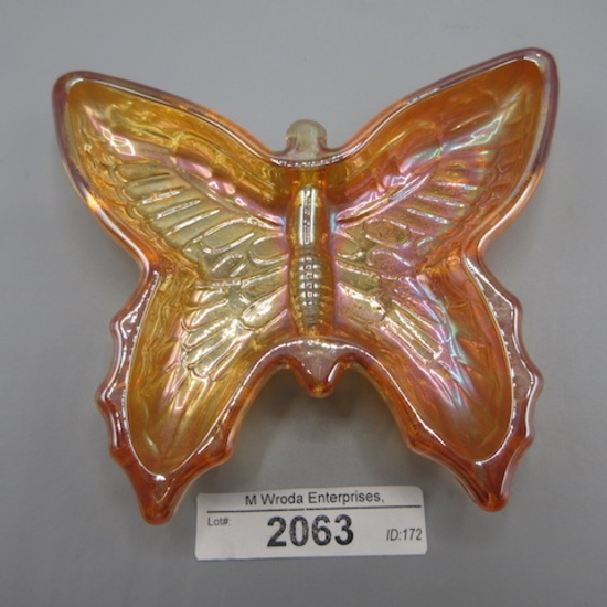 Butterfly pin dish marigold