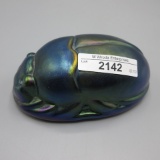 Art Glass Scarab paperweight 4.5