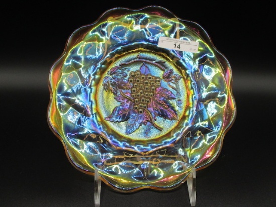 Imperial 8" Pastel marigold Heavy Grape plate-WOW!