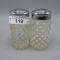 Fenton French opalescent salt & pepper