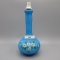 Fenton LG Wright HP blue cased Barber bottle