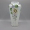 Fenton French opalescent Rib Optic HP vase-10