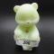 Fenton custard handpainted sitting bear