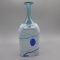 Blue Art Glass Bottle - Artist Signed 9.5
