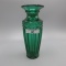 Fenton Green Column Vase 7