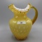 Fenton Amber Bubble Optic Pitcher - 9