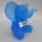 Fenton Blue Satin Elephant