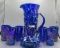 Gibson 7-pc Cobalt Carn. Heavy Iris Water Set