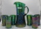 Gibson 7-pc Green Carnival Wheat Shocks Water Set