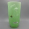 Fenton Jade Green Mandarin Vase 9.5