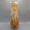 Fenton Vasa Murrhina Autumn Orange Vase - 14.5