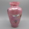 Pink Hanging Heart Art Glass Vase 8