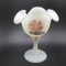 Fenton bouquet of rose-  compote