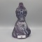 Fenton purple handpainted Southern Belle