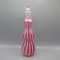 Fenton cranberry Rib Optic decanter